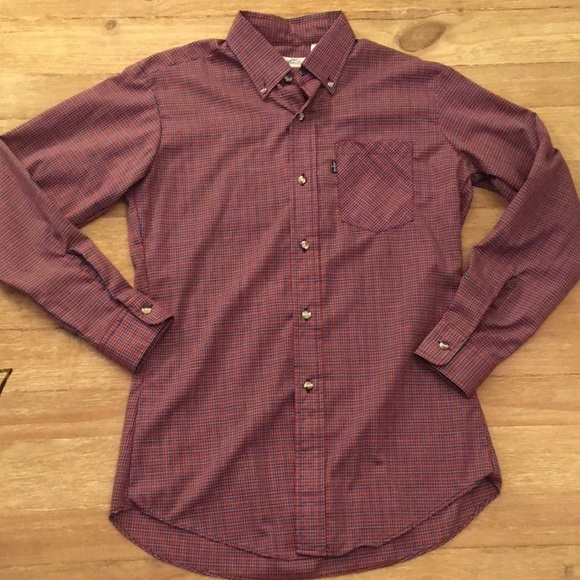Vintage Levis Plaid Single Stitch Shirt - Picture 1 of 4